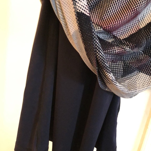 Jessica Simpson rounded neck A-line Dress with draping back. Size 14 - Picture 4 of 6